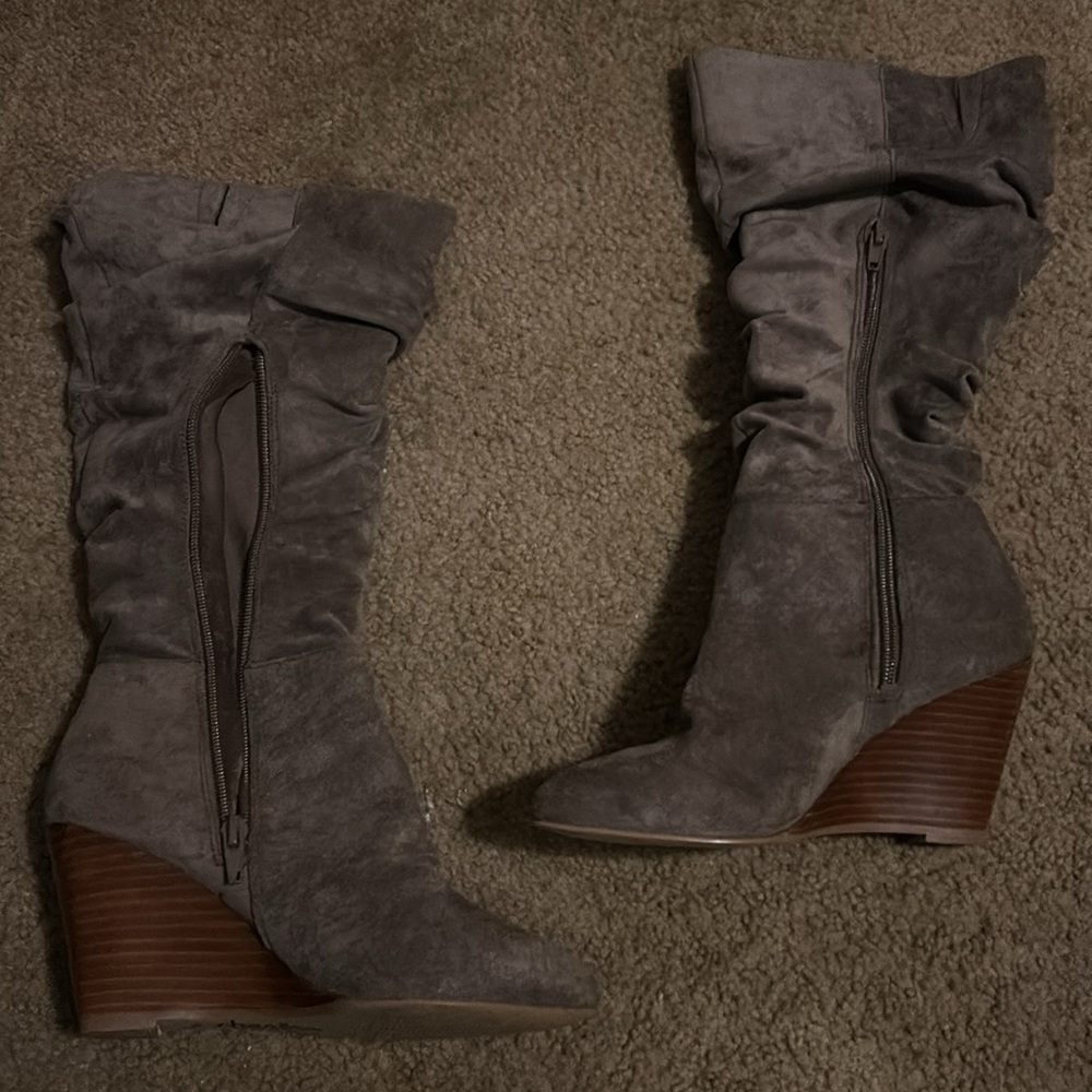 Charles David wedge boots